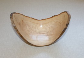 Natural edge dish by Ted Hogben